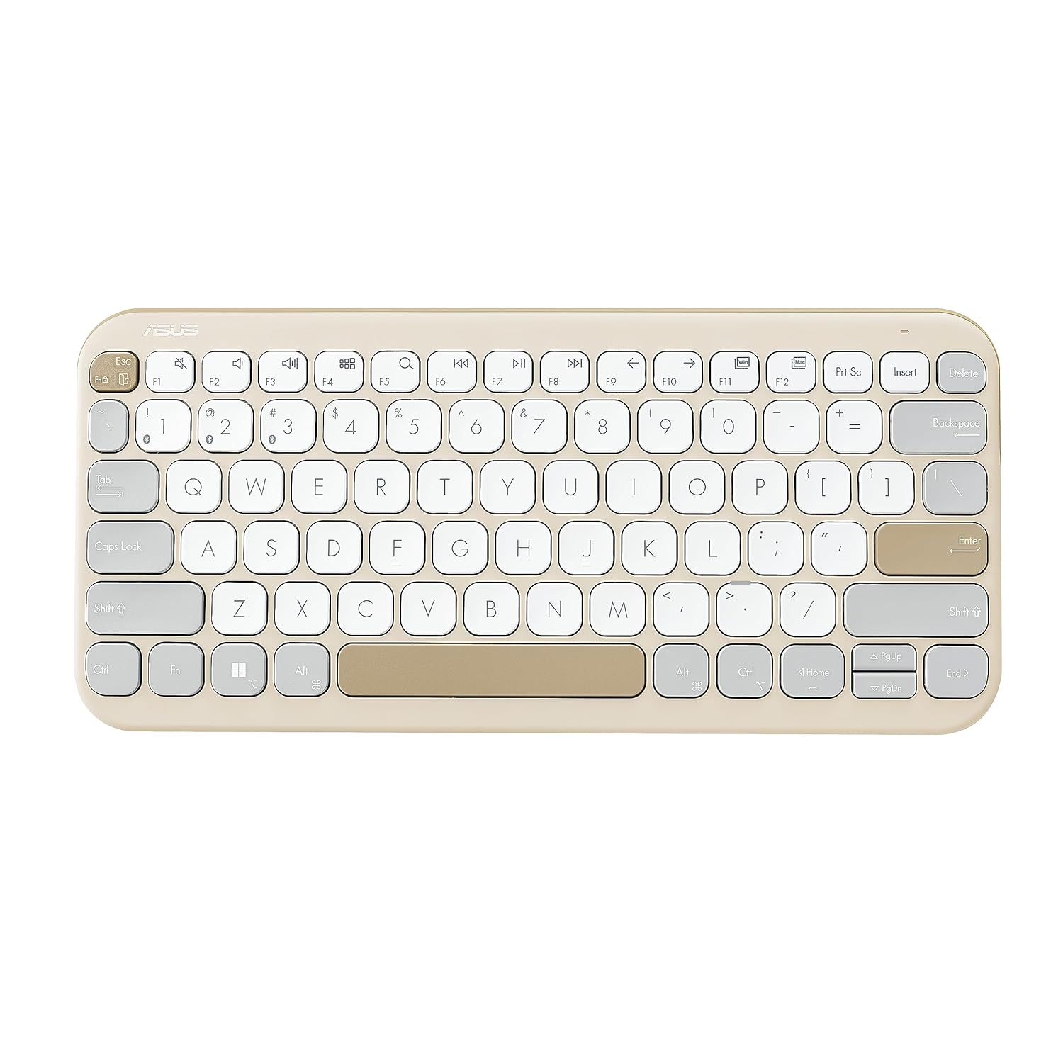 KB 7 ASUS-KEYBOARD - MARSHMALLOW KW100. - Image 1