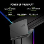 ASUS ROG Strix G16 G614PR-RV032WS -  AMD Ryzen 9 8940HX / 16GB DDR5 / 1TB SSD / RTX 5070TI-12GB / 16” FHD+(1920 x 1200)-165Hz / Windows 11 Home / Ms-Office Home 2024 / 2.2 Kgs / 1-Year Global Warranty - Image 2