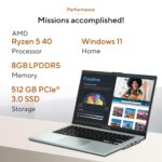 ASUS Vivobook Go 14 E1404FA-EB1237WS - AMD Ryzen™ 5 40 / 8GB DDR5 / 512GB  / Intel® Graphics / 14" FHD 60Hz / Windows 11 Home / Ms-Office Home 2024 / 1.38 Kgs / 1-Year Global Warranty - Image 2