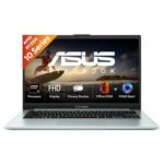ASUS Vivobook Go 14 E1404FA-EB1237WS - AMD Ryzen™ 5 40 / 8GB DDR5 / 512GB  / Intel® Graphics / 14" FHD 60Hz / Windows 11 Home / Ms-Office Home 2024 / 1.38 Kgs / 1-Year Global Warranty