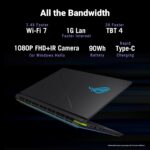 ASUS ROG Strix G16 G615LP-TS210WS - Intel Core Ultra 9 290HX Plus / 32GB DDR5 / 1TB / RTX 5070 - 8GB / 16" 2.5K WQXGA ROG Nebula 300Hz / Windows 11 Home / Ms-Office Home 2024 / 2.65 Kgs / 1-Year Global Warranty. - Image 6