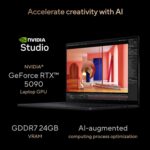 ASUS ProArt P16 H7606WX-SE028WS - AMD Ryzen AI 9 HX 370 /  64GB LPDDR5X / 2TB / RTX 5090 - 24GB  / 16" 4K Touch 120Hz/ Windows 11 Home / Ms-Office Home 2024 / 1.95 Kgs / 1-Year Global Warranty - Image 3