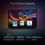 ASUS ProArt PZ14 HT7407NA-SN024WS - Snapdragon X2 Elite X2E88100 / 32GB / 1TB / Qualcomm Adreno GPU / 14" 3K Touch 144Hz/ Windows 11 Home / Ms-Office Home 2024 / 0.79Kgs / 1-Year Global Warranty - Image 5