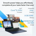 ASUS Vivobook 15 X1504VAP-IN012WS - Intel Core 5 120U / 8GB DDR5 / 512GB  / Intel® Graphics / 15.6" FHD 60Hz / Windows 11 Home / Ms-Office Home 2024 / 1.7 Kgs / 1-Year Global Warranty - Image 2