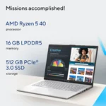 ASUS Vivobook Go 15 E1504FA-IN2816WS - AMD Ryzen 5 40  / 16GB LPDDR5 / 512GB  / AMD Radeon Graphics / 15.6" FHD 60Hz / Windows 11 Home / Ms-Office Home 2024 / 1.63 Kgs / 1-Year Global Warranty - Image 6