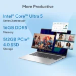 ASUS Vivobook 16 X1607AA-MB038WS - Intel Core Ultra 5 325 Series 3 / 16GB DDR5 / 512GB  / Intel® Graphics / 16" FHD+ 60Hz / Windows 11 Home / Ms-Office Home 2024 / 1.88 Kgs / 1-Year Global Warranty - Image 4