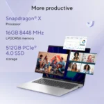 ASUS Vivobook 16 X1607QA-MB050WS - Snapdragon X X1 26 100 / 16GB LPDDR5X / 512GB  / Qualcomm® Adreno / 16" WUXGA 60Hz / Windows 11 Home / Ms-Office Home 2024 / 1.88 Kgs / 1-Year Global Warranty - Image 4