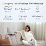 ASUS Zenbook S16 UM5606GA-SR249WS- AMD Ryzen AI 9 465 / 32GB / 1TB / AMD Radeon Graphics / 16” 3K OLED Touch Screen 120Hz / Windows 11 Home / Ms-Office Home 2024 / 1.5 Kg / 1-Year Global Warranty. - Image 3