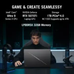 ROG Zephyrus G16 GU606AR-TB112WS - Intel Core Ultra 9 386H / 32GB LPDDR5X / 1TB / RTX 5070Ti -12GB / 16" 2.5K OLED ROG Nebula 240Hz / Windows 11 Home / Ms-Office Home 2024 / 1.95 Kgs / 1-Year Global Warranty - Image 5