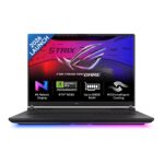 ASUS ROG Strix Scar 18 G835LWG-TQ363WS - Intel Core Ultra 9 Processor 290HX Plus / 32GB DDR5 / 1TB / RTX 5080 -16GB / 18" 4K Mini LED ROG Nebula HDR 240Hz / Windows 11 Home / Ms-Office Home 2024 / 3.73 Kgs / 1-Year Global Warranty