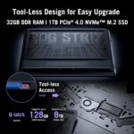 ASUS ROG Strix Scar 18 G835LWG-TQ363WS - Intel Core Ultra 9 Processor 290HX Plus / 32GB DDR5 / 1TB / RTX 5080 -16GB / 18" 4K Mini LED ROG Nebula HDR 240Hz / Windows 11 Home / Ms-Office Home 2024 / 3.73 Kgs / 1-Year Global Warranty - Image 3