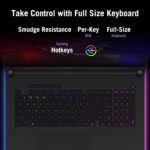 ASUS ROG Strix Scar 18 G835LWG-TQ363WS - Intel Core Ultra 9 Processor 290HX Plus / 32GB DDR5 / 1TB / RTX 5080 -16GB / 18" 4K Mini LED ROG Nebula HDR 240Hz / Windows 11 Home / Ms-Office Home 2024 / 3.73 Kgs / 1-Year Global Warranty - Image 8