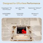 ASUS Zenbook A14 UX3407NA-QD226WS - Snapdragon X2 Elite X2E88100 / 16GB / 512GB / Qualcomm Adreno GPU / 14” FHD+ OLED 60Hz / Windows 11 Home / Ms-Office Home 2024 / 0.99 Kg / 1-Year Global Warranty. - Image 2