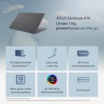 ASUS Zenbook A14 UX3407NA-QD226WS - Snapdragon X2 Elite X2E88100 / 16GB / 512GB / Qualcomm Adreno GPU / 14” FHD+ OLED 60Hz / Windows 11 Home / Ms-Office Home 2024 / 0.99 Kg / 1-Year Global Warranty. - Image 14