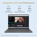 ASUS Zenbook A14 UX3407NA-QD226WS - Snapdragon X2 Elite X2E88100 / 16GB / 512GB / Qualcomm Adreno GPU / 14” FHD+ OLED 60Hz / Windows 11 Home / Ms-Office Home 2024 / 0.99 Kg / 1-Year Global Warranty. - Image 6
