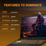 ASUS TUF Gaming A16 FA607NUQ-RL208W - AMD Ryzen 7 170  / 8GB DDR5 / 512GB  / RTX 4050 - 6GB / 16" FHD+  144Hz / Windows 11 Home / Ms-Office Home 2024 / 2.20 Kgs / 1-Year Global Warranty - Image 6