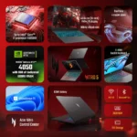 ACER  NITRO 5Pro UN.U7BSI.008 - Intel Core i7 14650HX / 16GB DDR5 / 1TB / NVIDIA GeForce RTX 4050-6GB / 16" WUXGA 165Hz / Windows 11 Home / MS Office Home + M365 Basic / 2.5 Kgs / 2-Years Warranty - Image 3