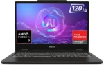 MSI Venture A16 AI+ A3HMG-037IN - AMD Ryzen AI 7 350 / 16GB DDR5 / 1TB  / AMD Radeon™ Graphics / 16" 2K OLED 120Hz / Windows 11 Home / Ms-Office Home 2024 / 1.9 Kgs / 2-Years Warranty