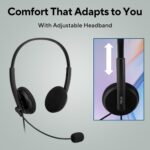 ASUS Headset EH100 - Noise-Canceling Microphone / Wired / Type C / 330° Rotating Earcups / 1 Year Warranty - Image 5