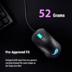 ASUS ROG Harpe Mini Core - Gaming Mouse - Wired USB / 12K DPI / Gear Link Web-Based Configuration / PC-Mac Support / 52gms / Black - Image 2