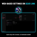 ASUS ROG Harpe Mini Core - Gaming Mouse - Wired USB / 12K DPI / Gear Link Web-Based Configuration / PC-Mac Support / 52gms / Black - Image 6