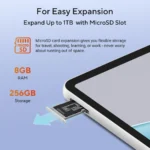 ASUS Pad T3201 T3201M5A-TL005DW - MediaTek® MT8792Z (D8300) / 8GB LPDDR5X / 256GB UFS3.1 / 12.2" Touch 2.8K OLED 144Hz / Android 16  / Pure White / 0.52 Kgs / 1-Year Warranty - Image 5