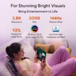 ASUS Pad T3201 T3201M5A-TL005DW - MediaTek® MT8792Z (D8300) / 8GB LPDDR5X / 256GB UFS3.1 / 12.2" Touch 2.8K OLED 144Hz / Android 16  / Pure White / 0.52 Kgs / 1-Year Warranty - Image 4