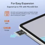 ASUS Pad T3201 T3201M5A-TL004DW - MediaTek® MT8792Z (D8300) / 8GB LPDDR5X / 128GB UFS3.1 / 12.2" Touch 2.8K OLED 144Hz / Android 16  / Pure White / 0.52 Kgs / 1-Year Warranty - Image 6