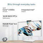 ASUS AiO V470VAB-KWC3004WS -Intel Core 3 100U / 16GB DDR5 / 512GB / Intel® Graphics / 27" FHD (1920 x 1080) 100Hz / Wireless Keyboard & Wireless Mouse / Windows 11 Home / Ms Office Home / White / 1-Year Warranty - Image 5