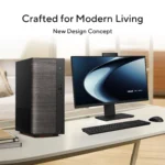 ASUS V500 Mini Tower Desktop V501MV-05210H006WS - Intel Core 5 210H / 8GB DDR5 / 512GB / Intel®UHD Graphics / Air Cooler / Wired Keyboard & Mouse / Windows 11 Home / Ms Office Home / Black / 3-Years Warranty - Image 6