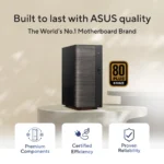 ASUS V500 Mini Tower Desktop V501MV-05210H006WS - Intel Core 5 210H / 8GB DDR5 / 512GB / Intel®UHD Graphics / Air Cooler / Wired Keyboard & Mouse / Windows 11 Home / Ms Office Home / Black / 3-Years Warranty - Image 9