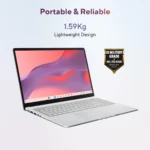 ASUS Chromebook CX1505CTA-S70293 -  Intel Processor N50 / 8GB LPDDR5 / 128G eMMC / Intel® UHD Graphics / 15.6" FHD 60Hz / ChromeOS  / Pure Grey / 1.6 Kgs / 1-Year ADP Warranty - Image 4