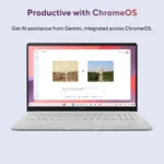 ASUS Chromebook CX1505CTA-S70293 -  Intel Processor N50 / 8GB LPDDR5 / 128G eMMC / Intel® UHD Graphics / 15.6" FHD 60Hz / ChromeOS  / Pure Grey / 1.6 Kgs / 1-Year ADP Warranty - Image 9